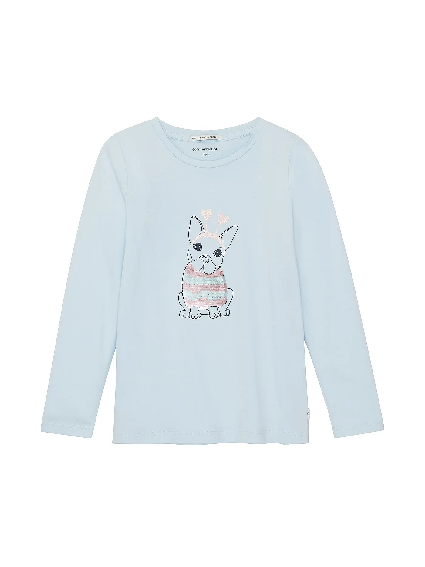 TOM TAILOR | Mädchen Langarmshirt | hellblau